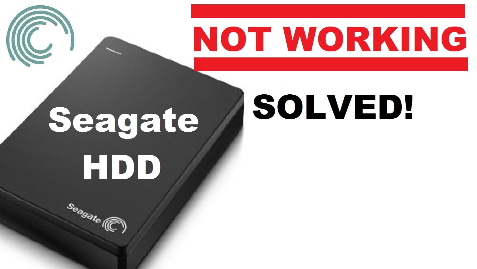 Seagate external hard drive not showing up mac