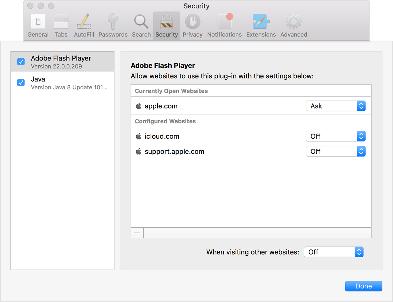 how to unblock plugis on mac