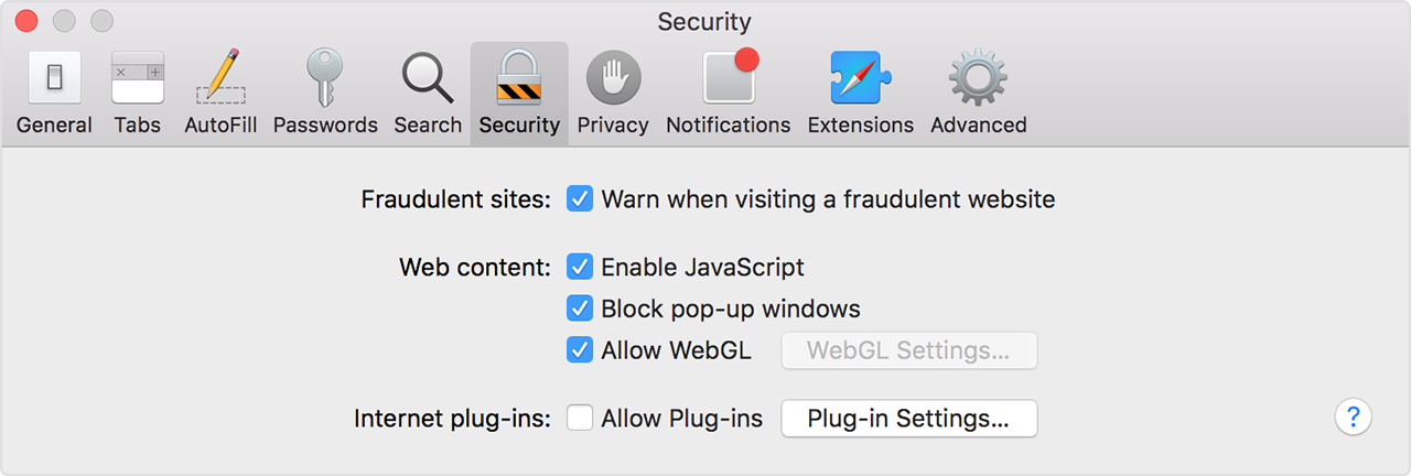 how to unblock plugins on macbook